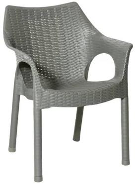 Bolero JA912 Elements Polypropylene Armchairs Olive Green (4 Pack)