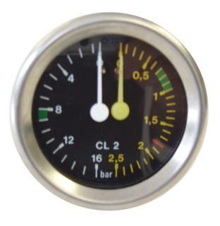 PRESSURE GAUGE DUAL - HORIZONTAL