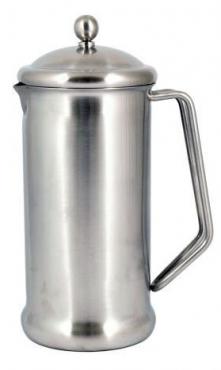Cafetiere Stainless Steel 6 Cup 1050ml - Brushed Finish