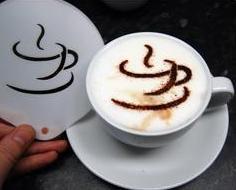 Coffee Cup Drink Stencil JAG9120