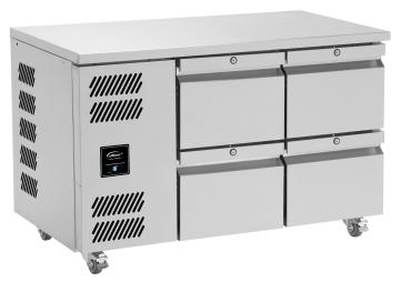 Williams Jade HJC2-SA-DR Commercial Refrigerated Prep Counter With Drawers