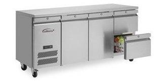 Williams Jade HJC3-SA-DR Commercial Refrigerated Prep Counter With Drawers