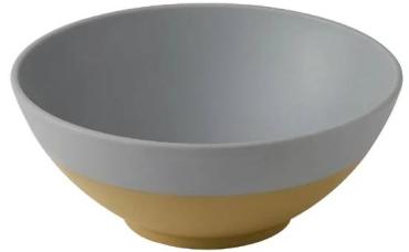 Churchill JC542 Emerge Melamine Seattle Grey Deep Serving Bowls 285mm (4 Pack)
