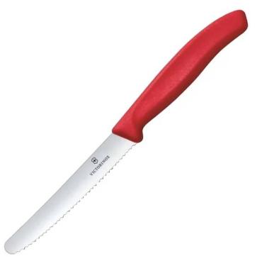Victorinox JK103 Swiss Classic Tomato & Table Knife Wavy Red 11cm