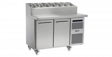 Gram Gastro 07 K 1407 CSG PT DL DR C2 Saladette 2 Door refrigerated Prep Counter