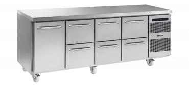 Gram Gastro 07 K 2207 CSG A DL 2D 2D 2D C2 Commercial Refrigerated Prep Counter With Drawers