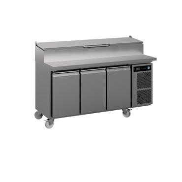 Hoshizaki Premier K 3 PT DL DL DR C U 3-Section Refrigerated Counter with Prep top worktop