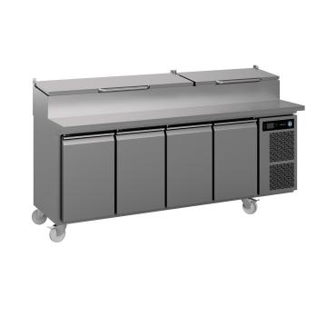 Hoshizaki Premier K 4 PT DL DL DL DR C U 4-Section Refrigerated Counter with Prep Top Worktop