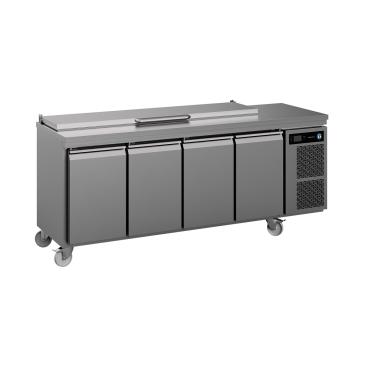 Hoshizaki Premier K 4 SL DL DL DL DR C U 4-Section Refrigerated Counter with Saladette Worktop