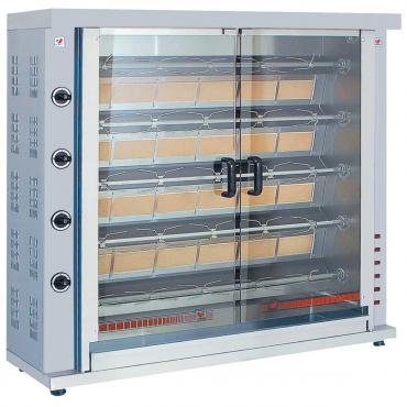 North K5, 5 Spit Gas Chicken Rotisserie Oven - K5