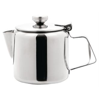 K677 Olympia Concorde Tea Pot Stainless Steel 16oz