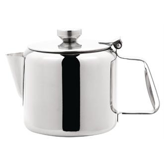 K679 Olympia Concorde Tea Pot Stainless Steel 30oz