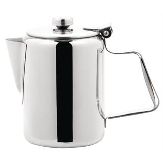 K745 Olympia Concorde Coffee Pot Stainless Steel 16oz