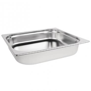 Vogue K811 Stainless Steel 2/3 Gastronorm Pan 65mm 