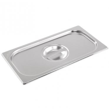 Vogue K931 Stainless Steel 1/2 Gastronorm Lid