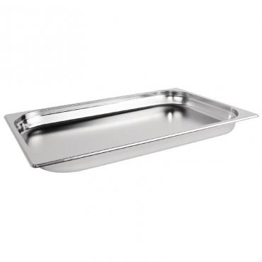 Vogue Stainless Steel 1/1 Gastronorm Pan 40mm - K994