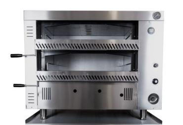 KK Cooking 4+4 Gas Pizza Oven 