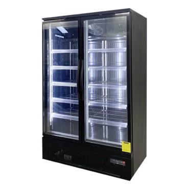 Koolmax 1300 Litre (810 Useable) Double Door Glass Display Freezer - KMF1300