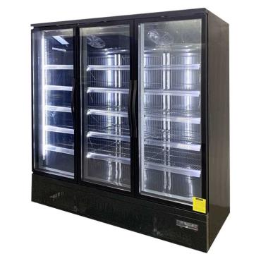 Koolmax 2000 Litre (1260 Useable) Triple Door Glass Display Freezer - KMF2000