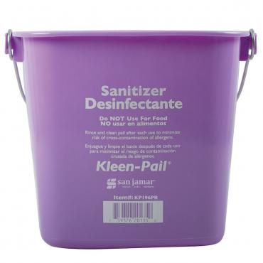 San Jamar KPP196PR Kleen Pail Pro Purple (Allergen)