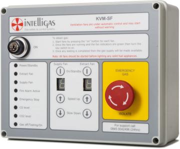 Intelligas KVM-SF Kitchen Ventilation Controller - Includes Two Built-In Current Sensors