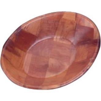 L093 Oval Wooden Bowl Large