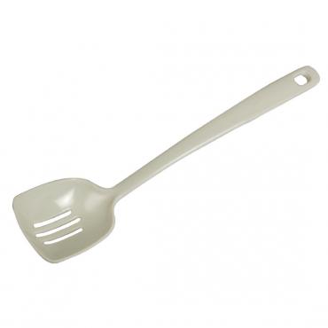 White Slotted Serving Spoon 10