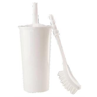 Jantex L569  Toilet Brush and Holder White