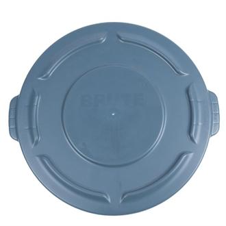 L643 Rubbermaid Brute Snap On Lid Grey 75Ltr