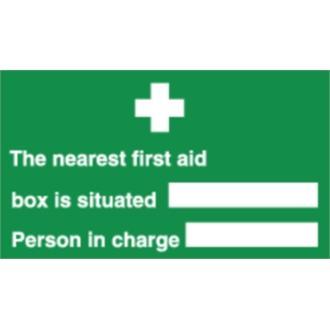 Vogue L944 Nearest First Aid Box Sign
