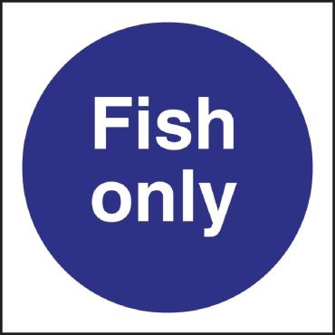 Vogue L960 Fish Only Sign