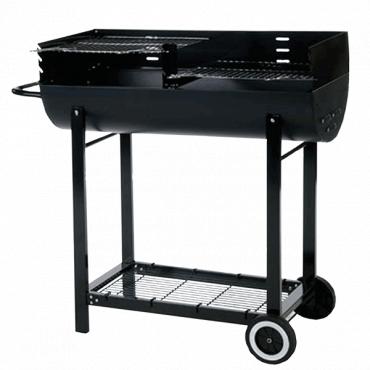 Lifestyle Half Barrel Charcoal Barbecue - LFS253