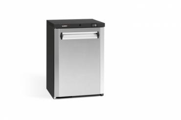 Gamko LG3/150LCS Low Height Solid Single Door Left Hinged Undercounter Bottle Cooler - S/S Finish