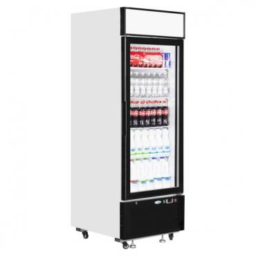 Interlevin LGC2500 Commercial Upright Single Door Display Refrigerator