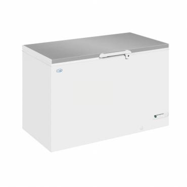 Interlevin LHF460SS Commercial Chest Freezers With Stainless Steel Lid - 447 Litre