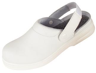 Lites Unisex Safety Clog White - A812