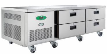 Foster LL2/4H 14-116 Low Level Counter Refrigerator with Drawers - 279L