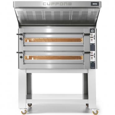 Cuppone LLKDN6352L+ Donatello Long Twin Deck Electric Pizza Oven - 12 x 14