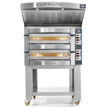 Cuppone LLKML4352 Michelangelo Twin Deck Pizza Oven - 8 x 14