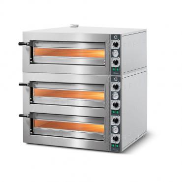 Cuppone LLKTZ4203 Tiziano Triple Deck Countertop Electric Pizza Oven