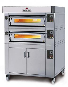 Italforni LSC-2 Twin Deck Heavy Duty Electric Pizza Oven - 16 x 12