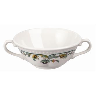 M496 Churchill Buckingham Sumatra Handled Soup Bowls
