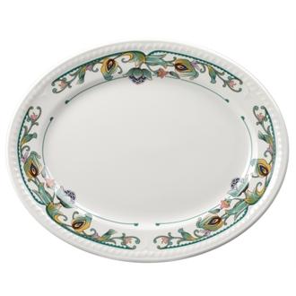 M502 Churchill Buckingham Sumatra Oval Platters 305mm