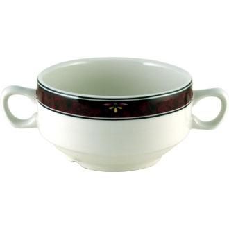 M755 Churchill Milan Handled Soup Bowls 398ml