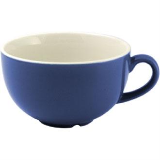 M795 Churchill New Horizons Colour Glaze Cappuccino Cups Blue 199ml