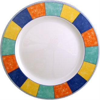 M840 Churchill New Horizons Chequered Border Classic Plates 202mm