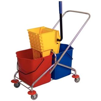 Jantex M880 Dual Bucket Mop Wringer with Frame