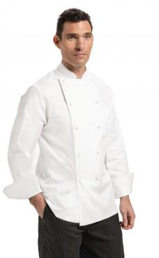 Chef Works A099 White Long Sleeve Madrid Chefs Jacket