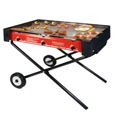 Fir Tree Masterchef Popular Gas Barbecue Griddle - 3 Burners