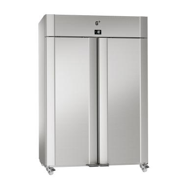 Gram Professional Maxi F1400 Stainless Steel Double Door Freezer